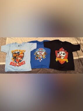 Paw Patrol Toddler Shirts Bundle Size 4T Marshall Chase